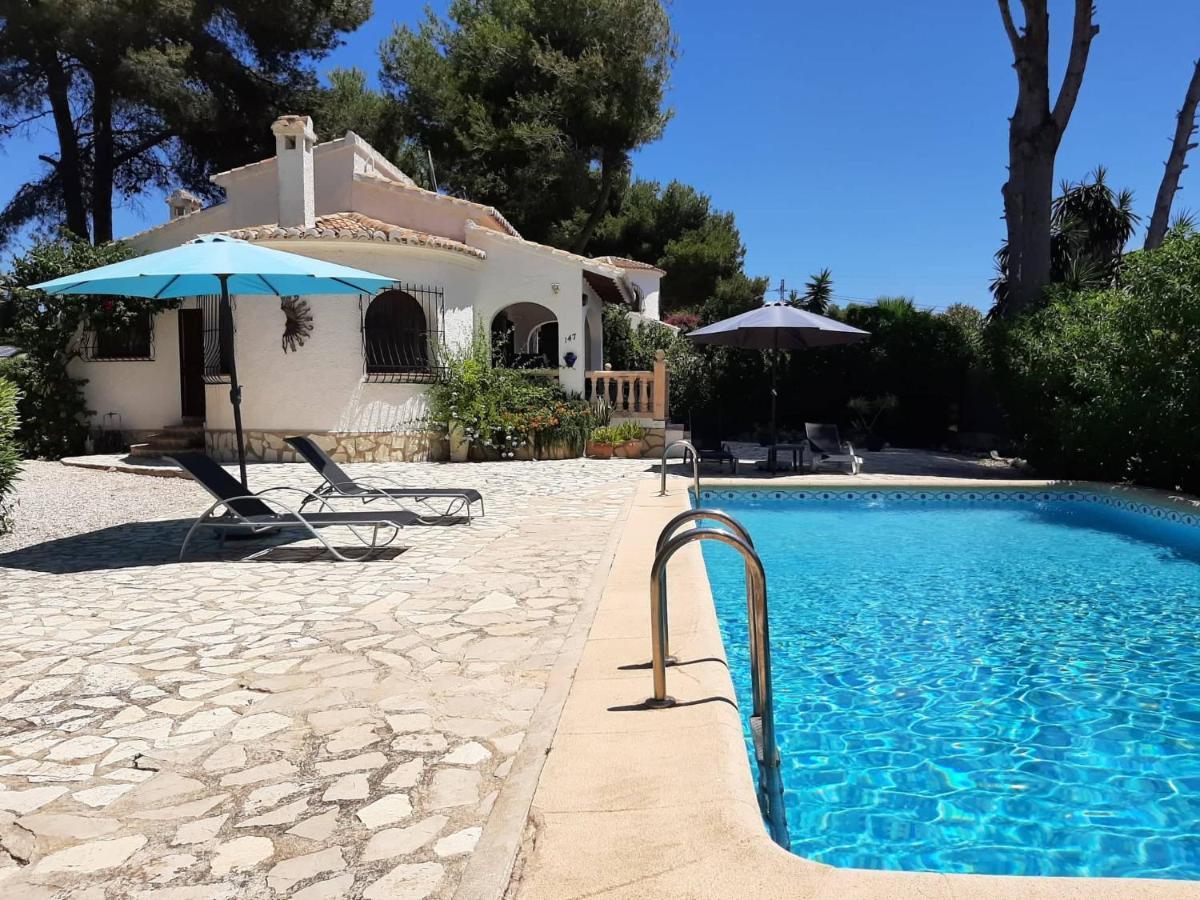 Villa Moreno With Large Private Pool Хавеа Экстерьер фото